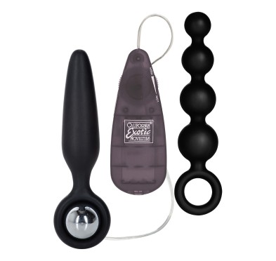 Plug/vibr-BOOTY CALL BOOTY VIBRO KIT BLACK